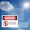 Signmission Pool Closed Do Not Enter Danger Sign, Plastic, 10in W x 7in L, 2PK OS-2PACK-DS-P-710-L-1636 - alternate 6